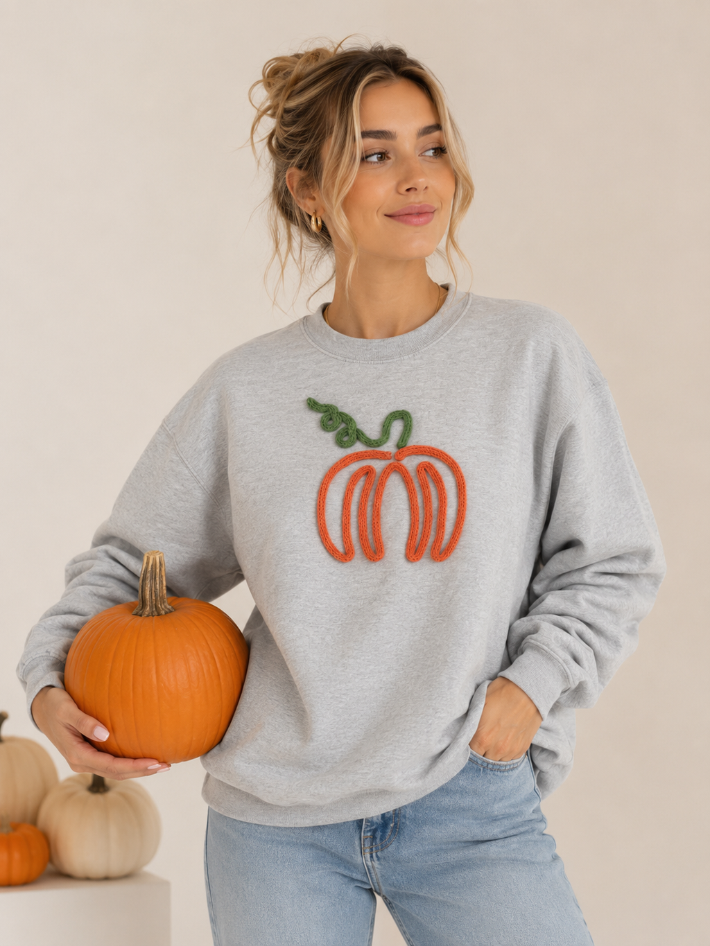 Adult Pumpkin Sweatshirt