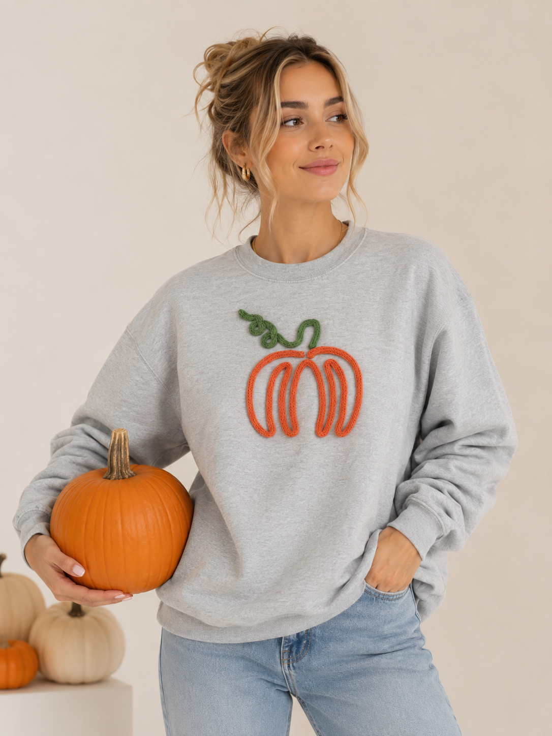 Adult Pumpkin Sweatshirt